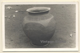 Africa / Congo?: Handmade Pot With Traditional Embellishments (Vintage Photo ~1940s/1950s) - Objetos