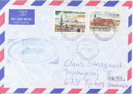 Finland Air Mail Cover Sent To Denmark NAVIRE Helsinki 21-12-2003  SHIP COVER - Brieven En Documenten