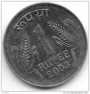 *india 1 Rupee 2003 N  Dot   Km 92.2 - Inde