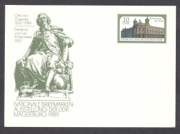 DDR 04/1988 - National Stamp Exhibion MAGDEBURG'89, Post. Stationery (card), Mint - Postkaarten - Ongebruikt