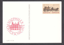 DDR 07/1985 - Stamp Exhibition SOZPHILEX, Berlin, Post. Stationery (card), Mint - Postkarten - Ungebraucht