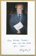 Elie Wiesel (1928-2016) - American Writer - Signed Card + Photo - 2004 - Nobel - Writers