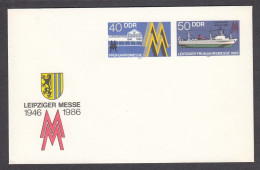 DDR 11/1986 - Leipzig Trade Fair, Post. Stationery (cover), Mint - Enveloppes - Neuves