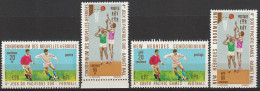 Nouvelles Hébrides 4ème Jeux Du Pacifique Sud 1971 France Anglaise N°308/311 Neuf** - Unused Stamps