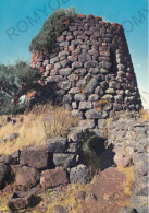 CARTOLINA  B9 SANTULUSSURGIU,ORISTANO,SARDEGNA-"CIVILTA NURAGICA (sec.XV-VI)"-NURAGHE PIRICU-STORIA,MEMORIA,VIAGGIATA - Oristano