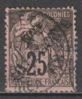 NOUVELLE CALEDONIE - 1892 - YVERT N°29 OBLITERE - COTE = 35 EUR - Gebraucht