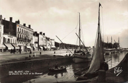 33 - BLAYE _S26233_ Le Cours Du Port Et Le Chenal - Carte Photo - Blaye