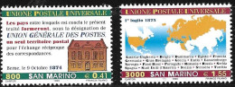 SAN MARINO - 1999 - U.P.U. SERIE 2 VALORI - NUOVA MNH** ( YVERT 1631\2- MICHEL 1836\7  - SS 1681\2) - Unused Stamps