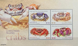 Christmas Island 2020, Crabs, MNH S/S - Christmas Island