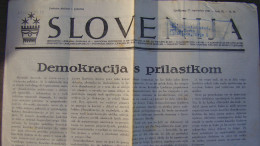 NEWSPAPER SLOVENIJA - Slavische Talen