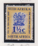 Zuid-Afrika Fiskale Zegel(revenue) Cat. J Barefoot: Revenue JAAR 1962 Nr 109 - Autres & Non Classés