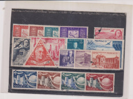 MONACO-PA- LOT TP-PA-  N°15/27-45/4/48-OB-TB  1946 - Used Stamps