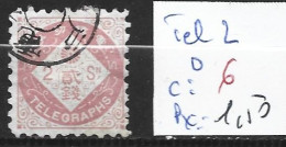 JAPON TELEGRAPHE 2 Oblitéré Côte 6 € - Telegraph Stamps