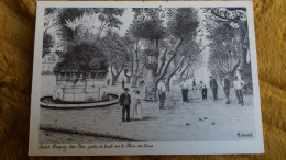 CPM SAINT TROPEZ A LA BELLE EPOQUE UNE PARTIE DE PETANQUE PLACE DES LICES 1900 ED GILLETTA 16 DESSIN M JAUDEL - Petanca