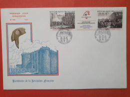 Grande Enveloppe FDC En 1988 -  Révolution Française - FDC 7 - 1980-1989