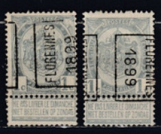 213 Voorafstempeling Op Nr 53 - FLORENNES 1899 - Positie A & B - Roulettes 1894-99