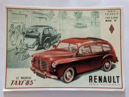 CP - Renault Prairie Colorale Taxi - Édition Centenaire - Véhicules Utilitaires Nº5 - Taxi & Carrozzelle