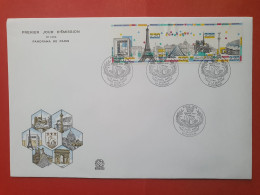 Grande Enveloppe FDC En 1989 - Bande Paris - FDC 9 - 1980-1989