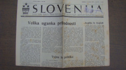 NEWSPAPER SLOVENIJA - Slav Languages