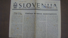 NEWSPAPER SLOVENIJA - Slav Languages