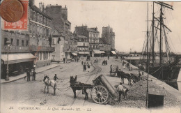 50 - Carte Postale Ancienne De  CHERBOURG   Le Quai Alexandre III - Cherbourg