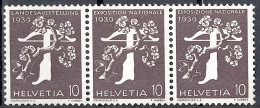 Schweiz Suisse 1939: ZDR Rolle Se-tenant Rouleaux Zu Z26a Mi W14 Mit Nr. Avec N° M1950 **/* MLH (Zu CHF 2.50+5.00+17.00) - Coil Stamps