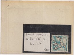 MONACO-TP OISEAUX-PA- N° 56-X-1955 - Collections, Lots & Series