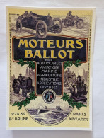 CP - Moteurs Ballot 1920 - Édition Centenaire - Matériel Agricole Nº57 - Tractores