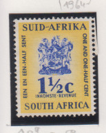 Zuid-Afrika Fiskale Zegel(revenue) Cat. J Barefoot: Revenue JAAR 1964 Nr 109 - Autres & Non Classés