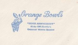 Cover USA Via Air Mail Airline Of The Stars Meter Orange Bowl's Winter Seaso 2-10-1958 To Germany - Sonstige (Luft)