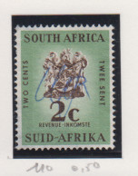 Zuid-Afrika Fiskale Zegel(revenue) Cat. J Barefoot: Revenue JAAR 1964 Nr 110 - Autres & Non Classés