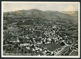 Uznach, 1939, Fliegeraufnahme, Luftbild, Bahnanlage, Eisenbahn, St. Gallen, Xaver Strotz - Uznach