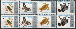 Nouvelles Hébrides Protection De La Vie Sauvage 1974 France Anglaise N°378/385 Neuf** - Unused Stamps