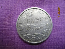 Polynésie Française: 5 Francs 1952 - Frans-Polynesië