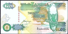 ZAMBIE/ZAMBIA * 20 Kwacha * Date 1992 * Etat/Grade NEUF/UNC * - Zambie