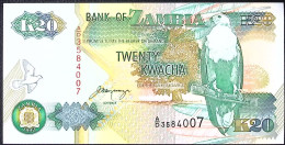 ZAMBIE/ZAMBIA * 20 Kwacha * Date 1992 * Etat/Grade NEUF/UNC * - Zambia