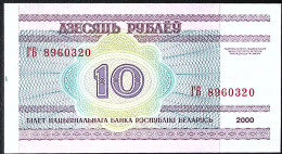 BELARUS * 10 Roubles * Date 2000 * Etat/Grade NEUF/UNC * - Wit-Rusland