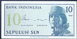 INDONESIE/INDONESIA * 10 Sen * Date 1964 * Etat/Grade NEUF/UNC * - Indonesia