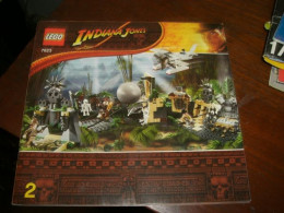 LIBRETTO LEGO INDIANA JONES 7623 N.2 - Non Classificati