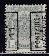1615 Voorafstempeling Op Nr 81 - FONTAINE L'EVEQUE 11 - Positie A - Rollenmarken 1910-19