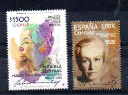 Joint Issue Spain-Chile BOTH 2021 MNH - Joint Issues