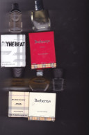 Lot 6 Miniature De Parfum - Burberrys -the Beat, Touch , For Men Etc .- Edp + Edt - Pleine Avec Boite Sauf 1 - Non Classificati