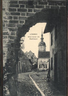 41219287 Luebben Spreewald Blick Durch Stadtmauer Luebben - Lübben (Spreewald)