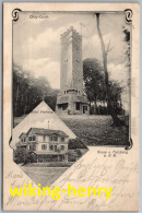 Felsberg Im Odenwald - S/w Ohlyturm Und Hotel Felsberg - Ohly Turm - Odenwald