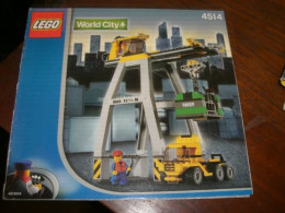 LIBRETTO ISTRUZIONI LEGO 4514 - Non Classificati