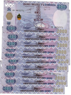 Rwanda 10x 2000 Francs 2014 UNC - Rwanda