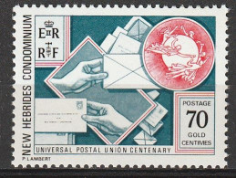 Nouvelles Hébrides Centenaire De L U P U 1974 N°403 Neuf** - Unused Stamps