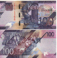 KENIA New 100 Shilings  2019.    PW53   Kenyatta Statue  + Cereal, Agriculture, Livestock At Back   UNC - Kenia