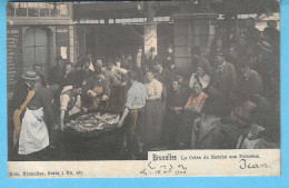 Bruxelles-1901-La Criée Du Marché Aux Poissons (voir Tableau à Gauche)-Colorisée-Précurseur - Mercadillos