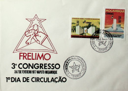 1977 Moçambique FDC 3º Congresso Da Frelimo - Mosambik